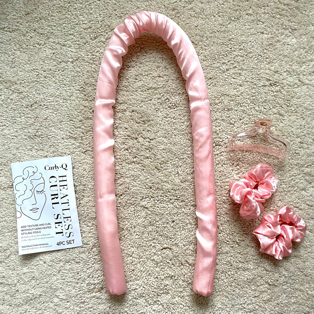 💄 Curly-Q Heatless Curl Set (4 pc)